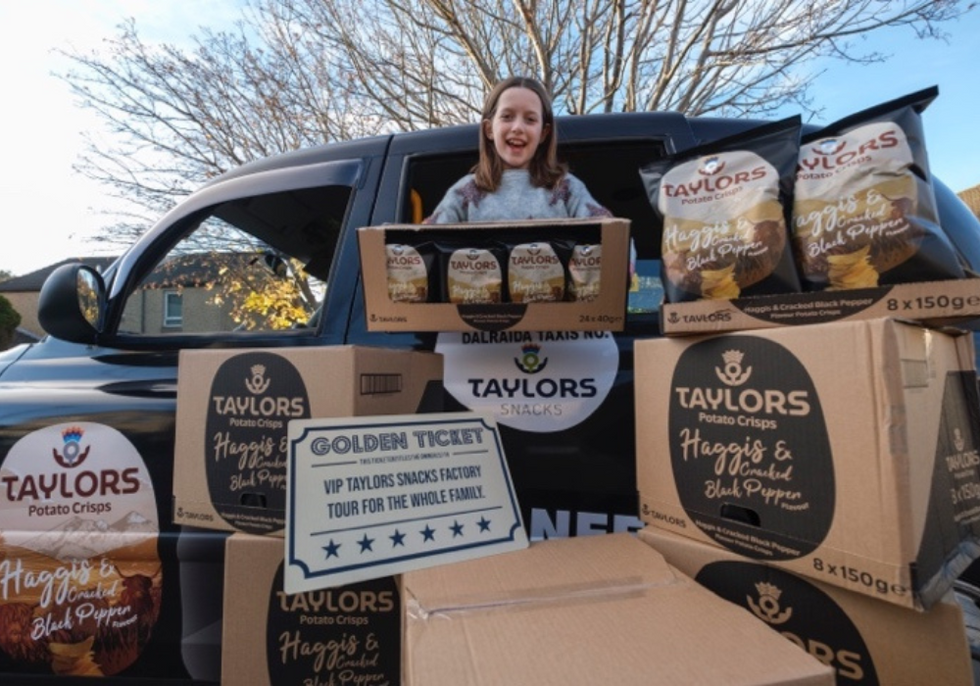 Youngster wins year’s supply of crisps she campaigned to have back on shelves