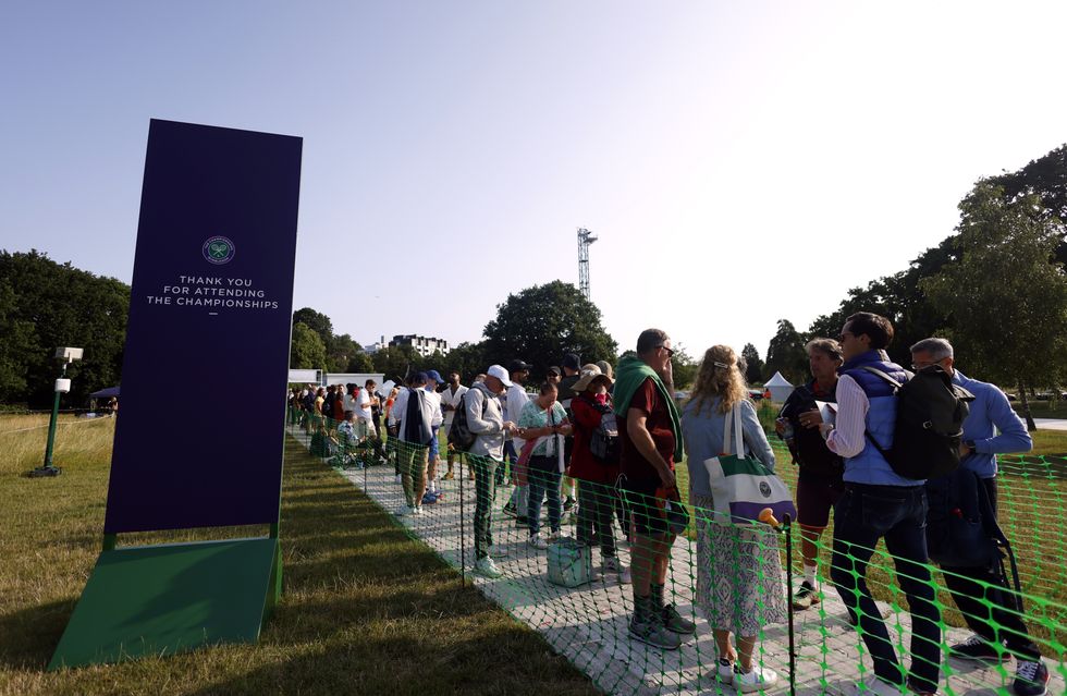 Fans welcomed at Wimbledon on first day of tennis championships