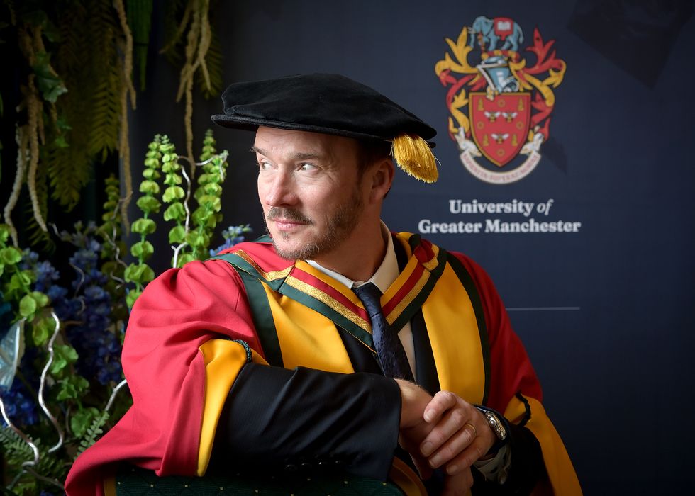 Tenor Russell Watson awarded honorary degree by University of Greater Manchester