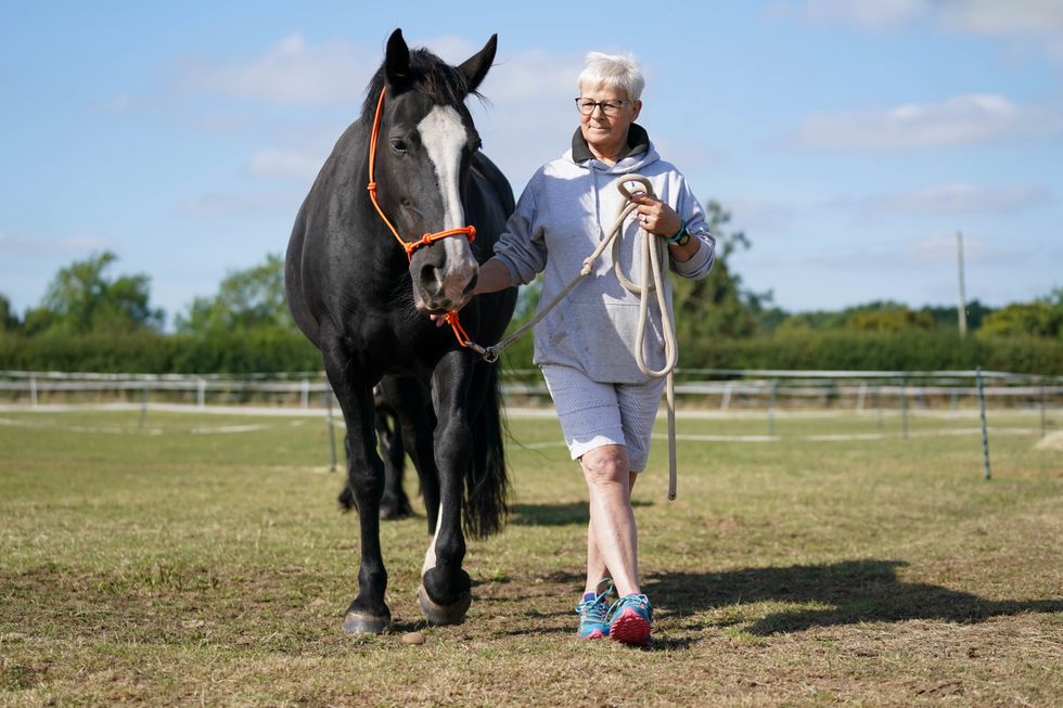 Terri Picton-Clark, who asked other lottery winners to help transform the charity\u2019s headquarters (Jacob King/PA)