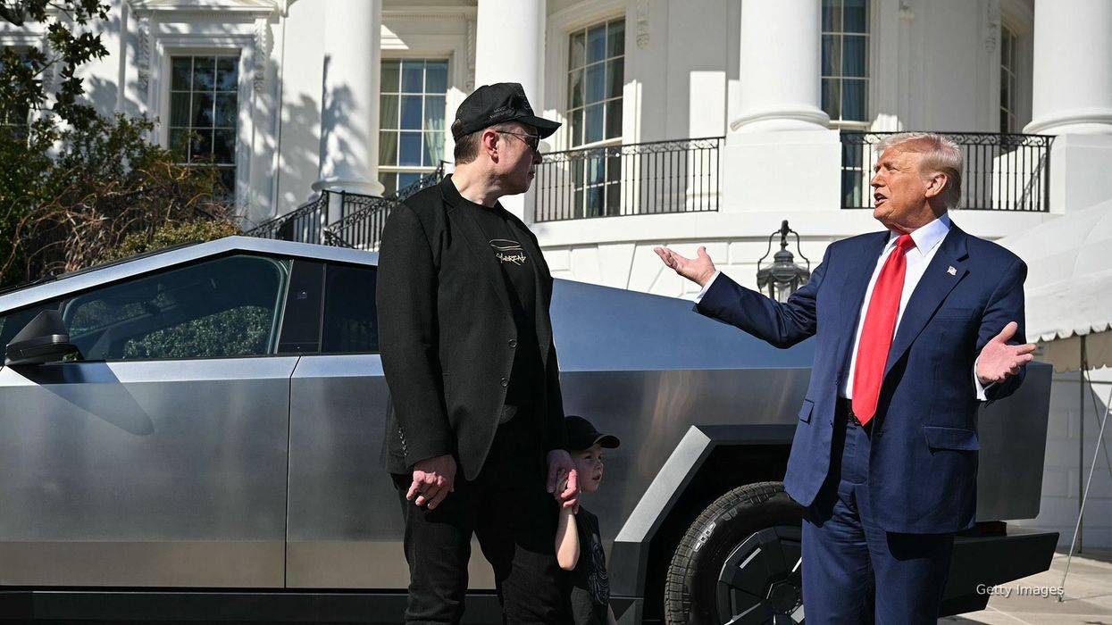 Trump brands Tesla vandals 'terrorists' - and makes bizarre Jan 6 comparison