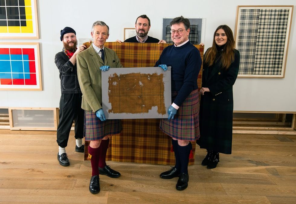 Experts recreate Scotland’s oldest tartan