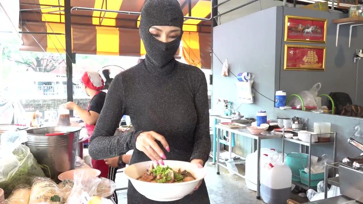 Thai chef wears Kim Kardashian controversial Met Gala outfit to attract customers
