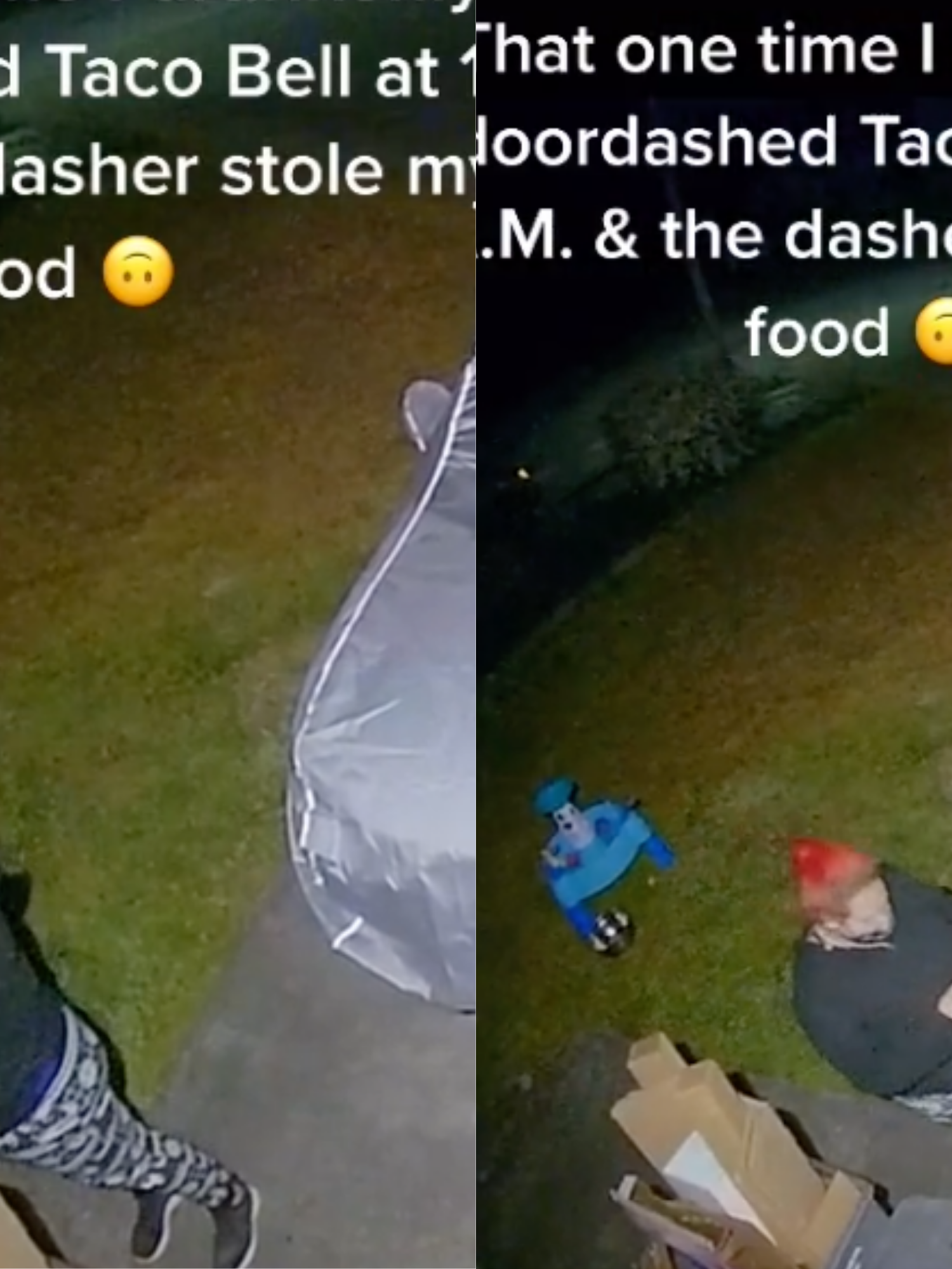 Woman catches DoorDasher pretending to take a drop-off picture and steal her food