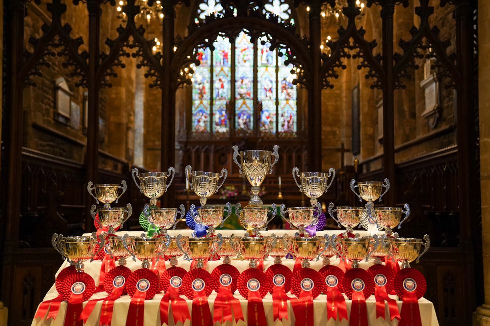 The 12th century St Mary\u2019s Church in Melton Mowbray, Leicestershire, hosts the British Pie Awards (Jacob King/PA)