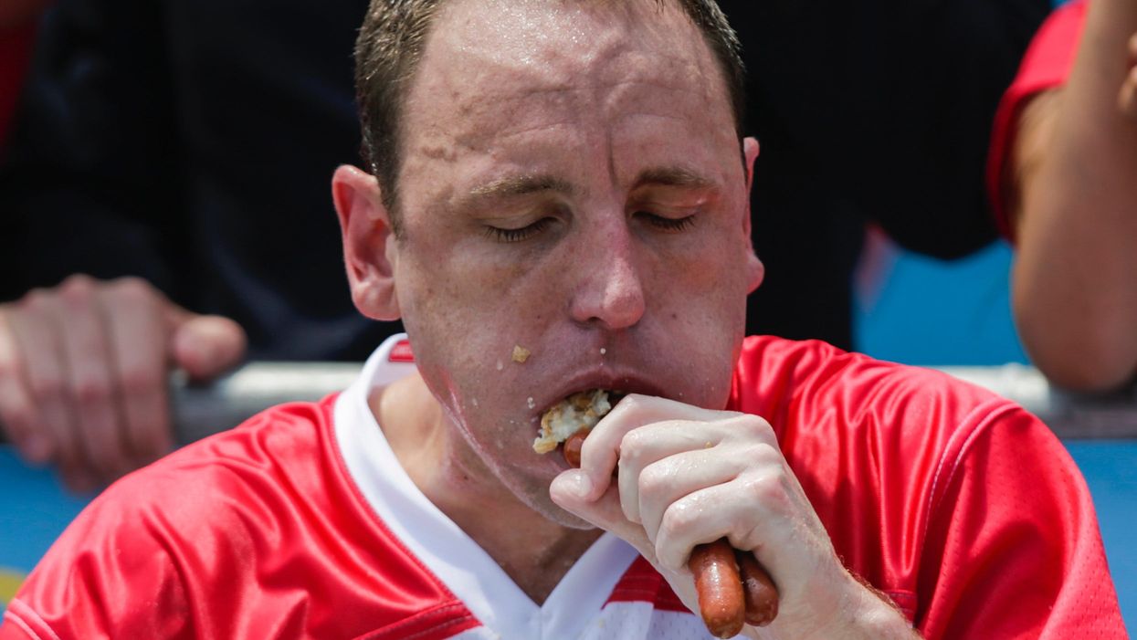 <p>The 14 time champion admits to still enjoying the snacks outside of training and competing</p>