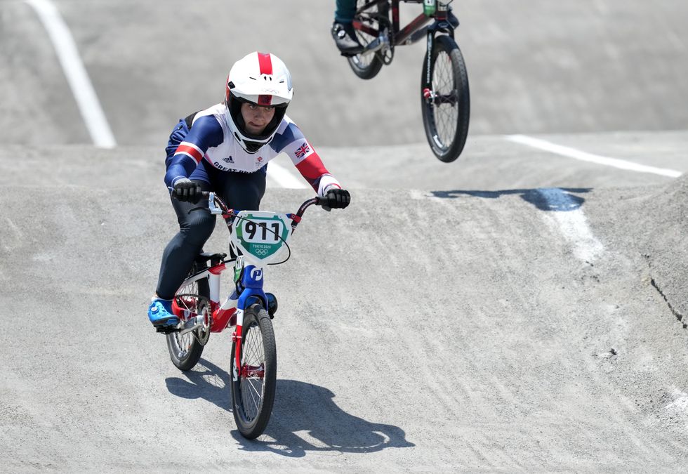 The 22 year-old British Olympian in action (Martin Rickett/PA)