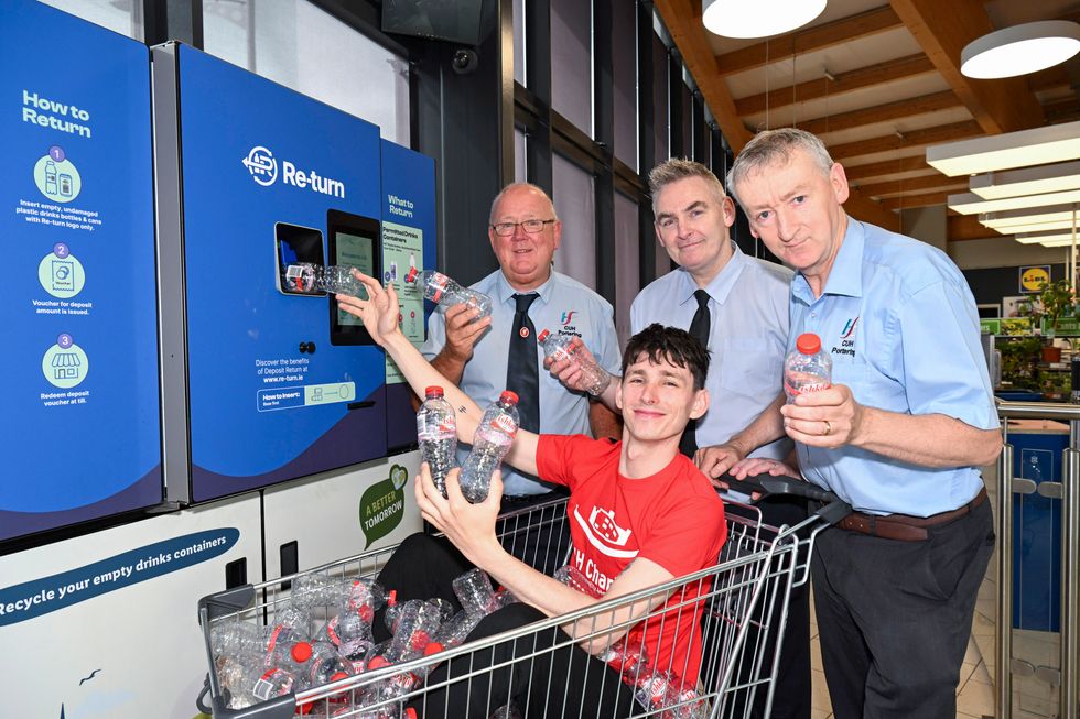 The 3 Johnnies with Zac Dwyer of CUH Charity