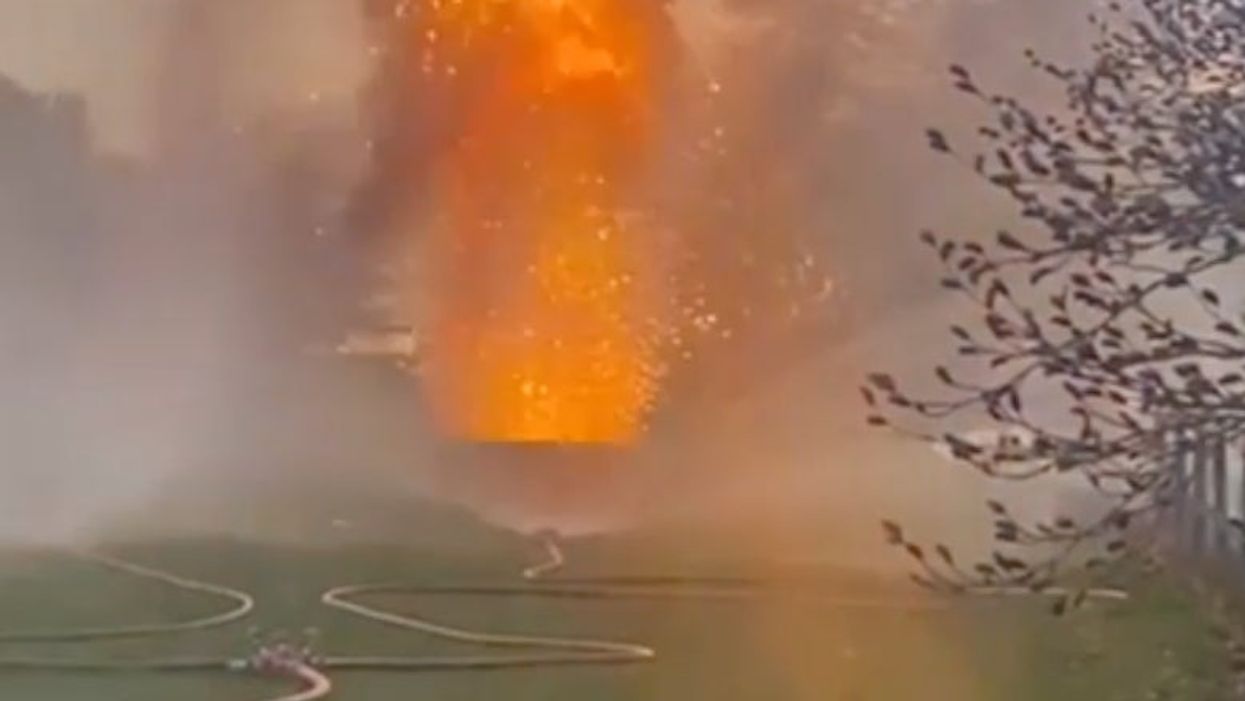 <p>The 45 grenades were disposed of via a controlled explosion</p>