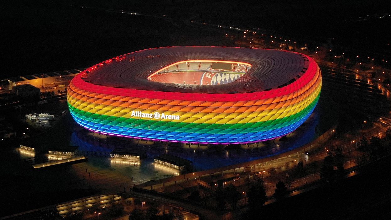 <p>The Allianz stadium in Munich</p>