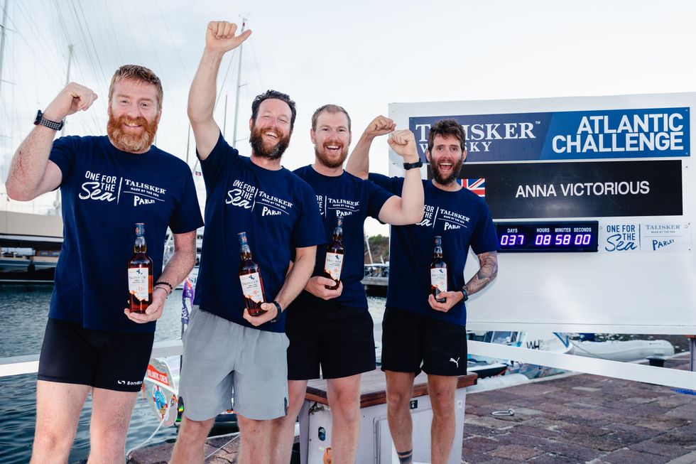 British crew completes 3,000-mile transatlantic row for marine conservation