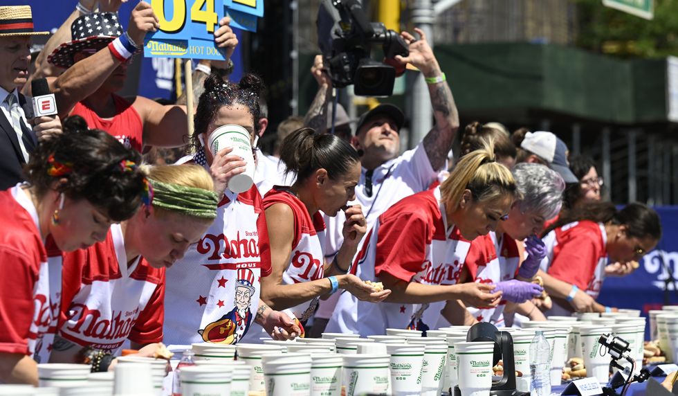 Winners of qualifying event for ‘World Cup’ of hot dog eating announced