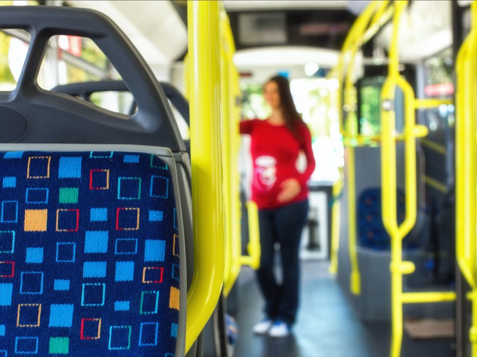 <p>The anonymous Reddit user argued that he shouldn\u2019t have to give up his seat just because the woman decided to \u2018breed\u2019 </p>