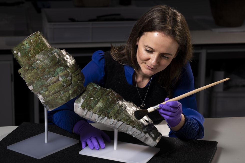 Roman armour to go on display after experts complete ‘ancient jigsaw puzzle’