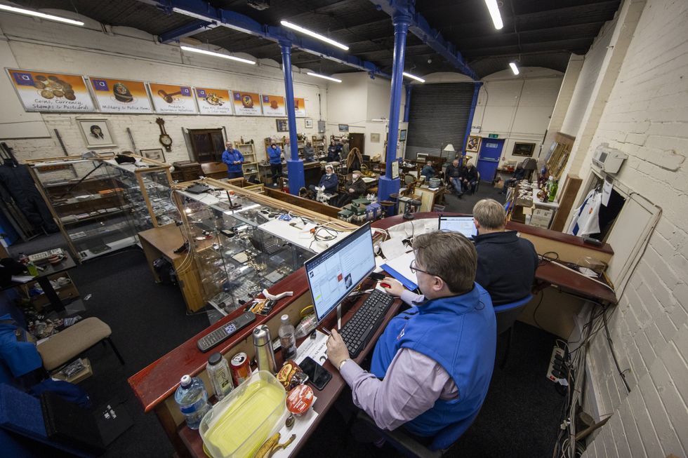 The auction was won by an online bidder (Liam McBurney/PA)