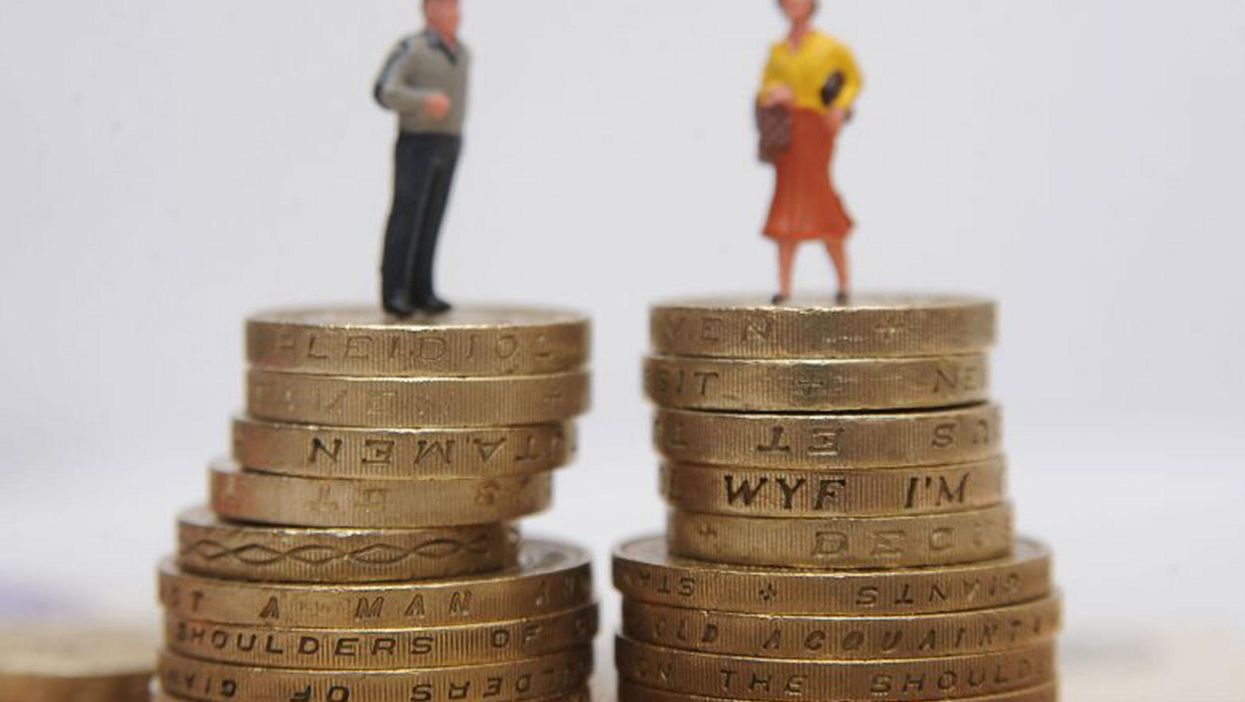 The average female worker in the UK earns 13.9 per cent less than her male counterpart