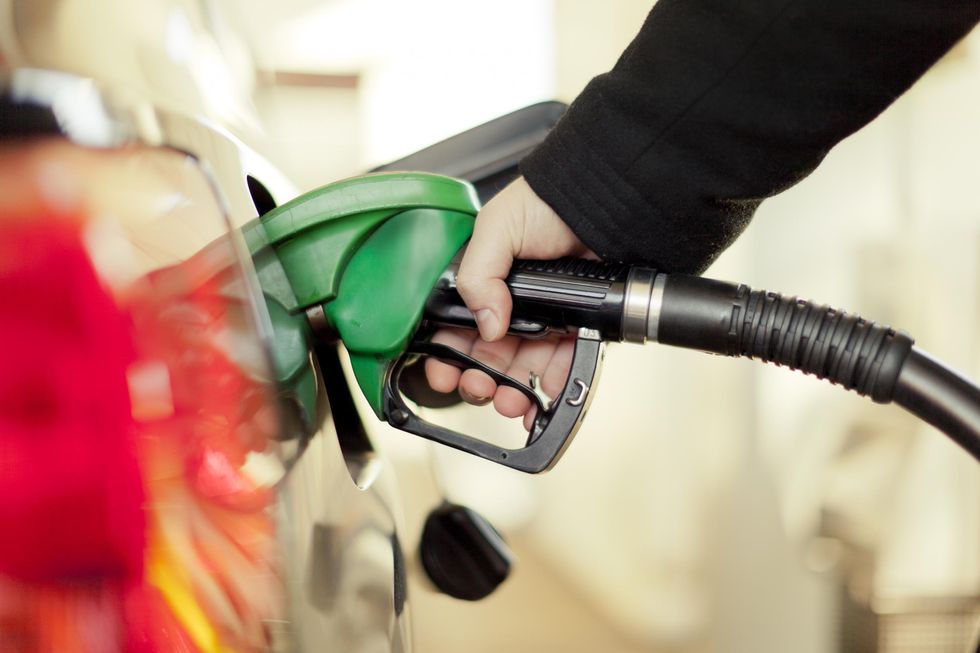 The average price of petrol in the UK is 120p per litre, while diesel is 122.9p per litre