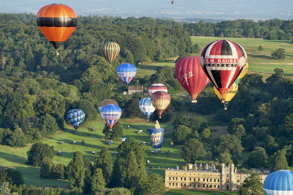 Hot air balloons scatter across Bristol skyline ahead of fiesta