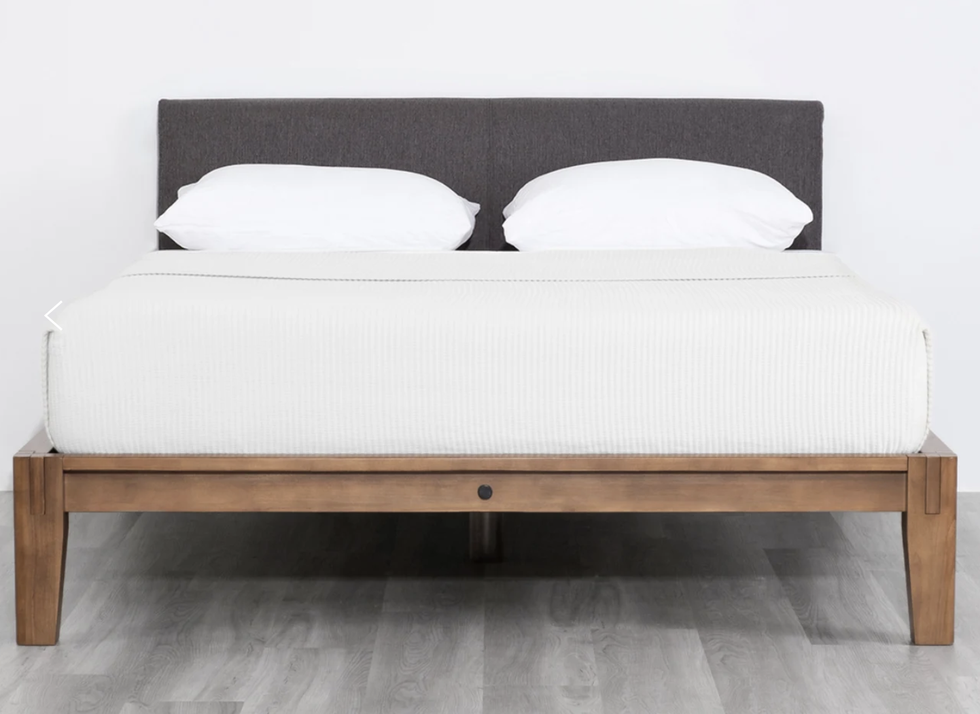 The bed provides a creak-free sleep