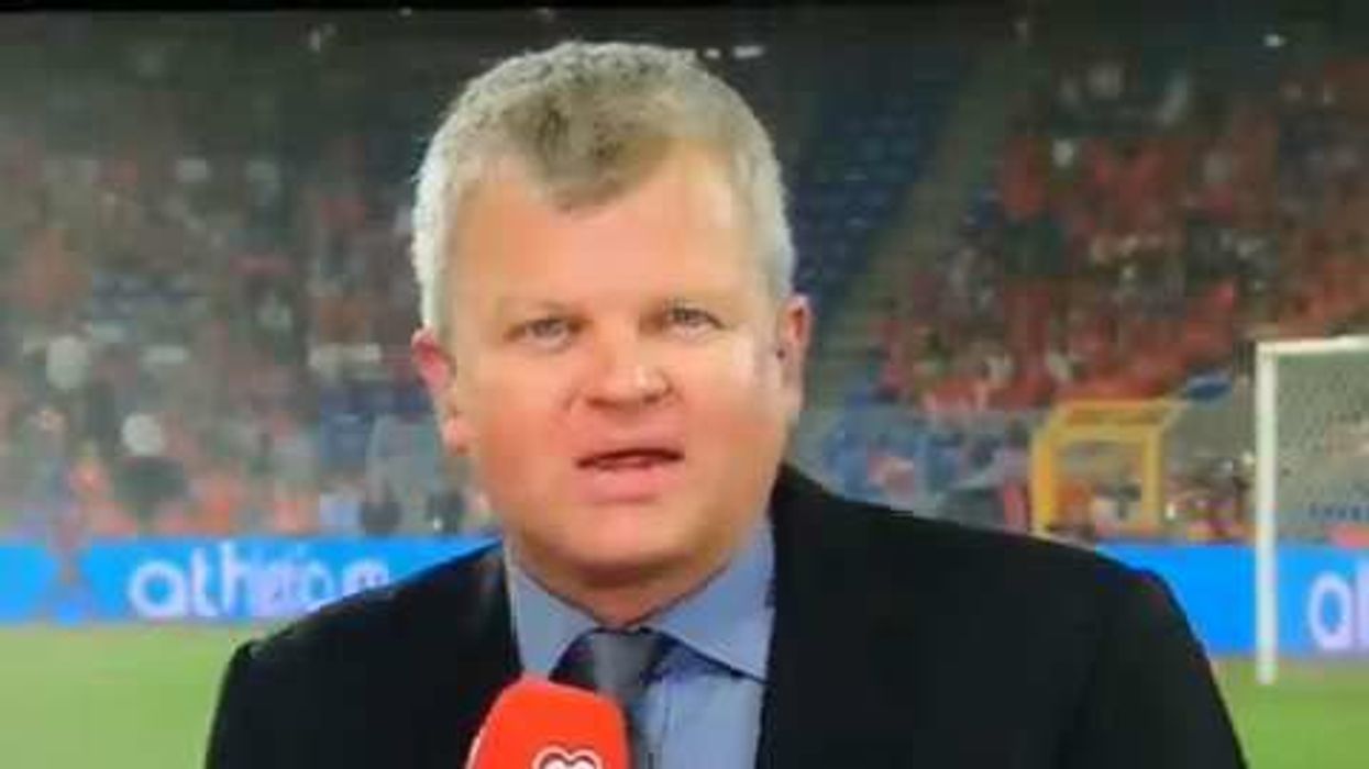 Adrian Chiles got a backwards West Brom 'tattoo' and he loves it