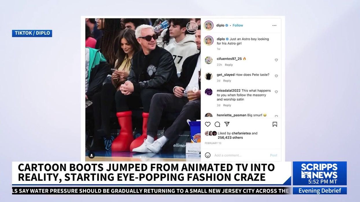 The designer behind the 'Big Red Boots' have created an even more absurd shoe