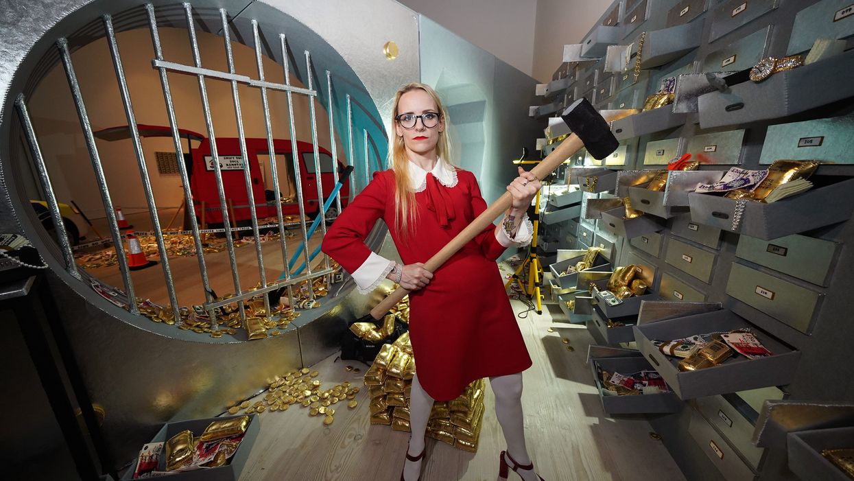 The Billion Dollar Robbery by Lucy Sparrow – Saatchi Gallery (Yui Mok/PA)