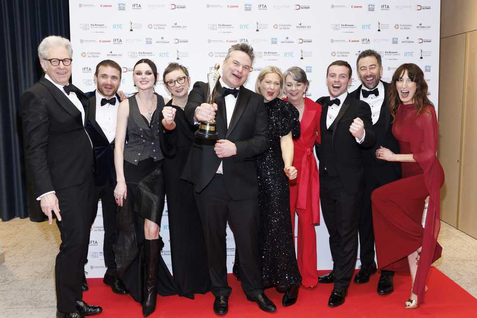 Stars from Blue Lights drama visit Belfast Hospice