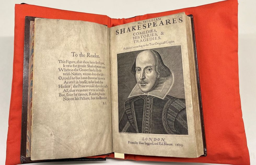 First printed edition of Shakespeare’s plays to go on display