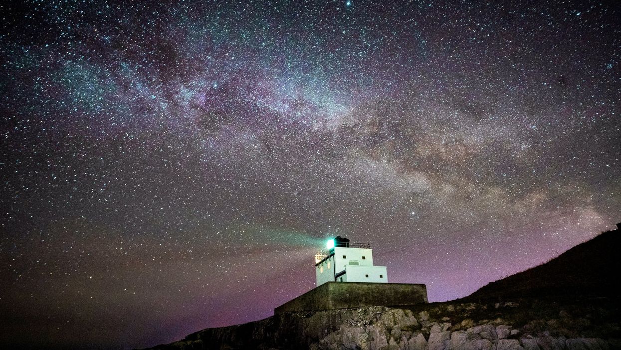 The core of the Milky Way becomes visible in the early hours of Tuesday morning
