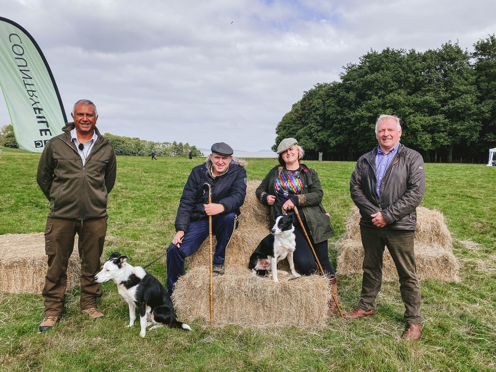 Tim Vine and Kiri Pritchard-McLean take on sheep herding trial for Red Nose Day