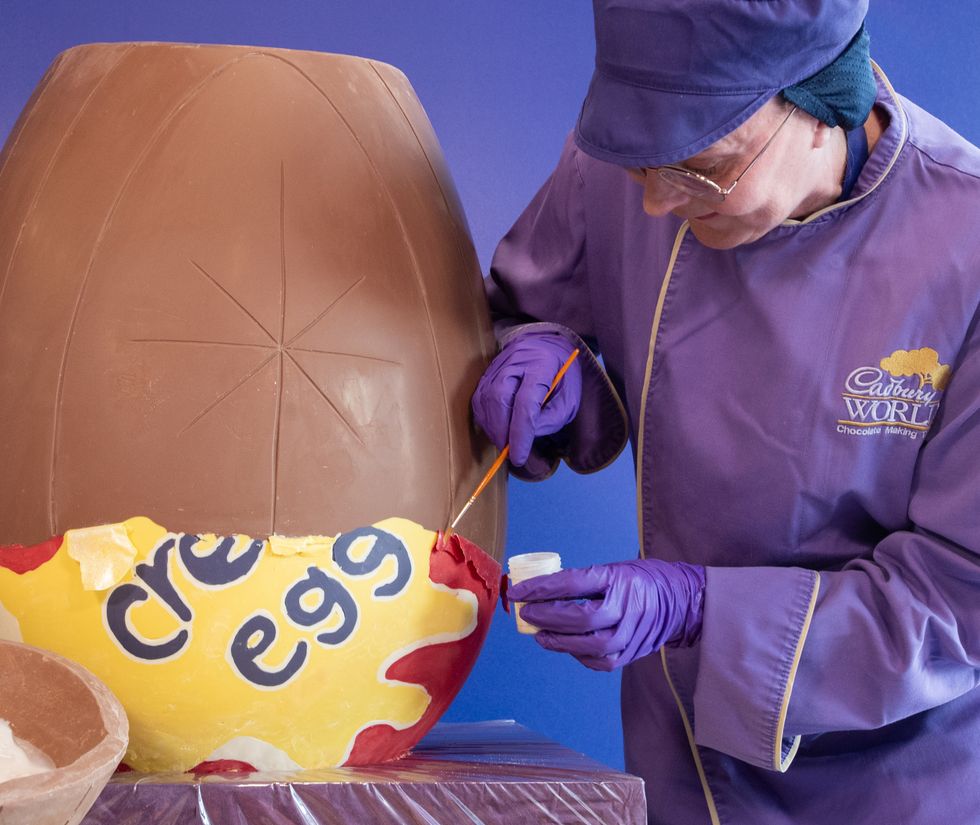 Birmingham chocolatiers claim to have cracked world’s largest Creme Egg