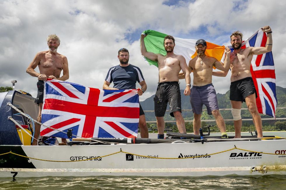 British rowers smash Pacific record to raise £50,000 for brain tumour foundation