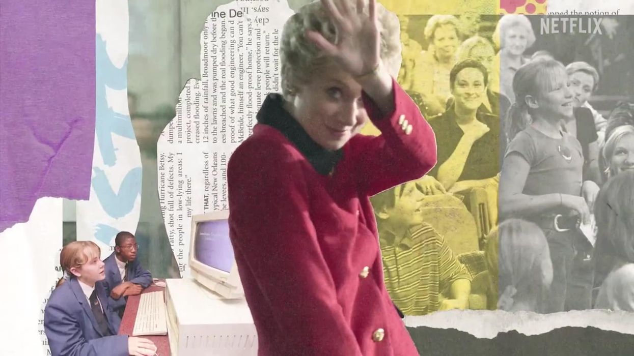 The Crown theme tune got remixed by Faithless and it's a 90s-style banger