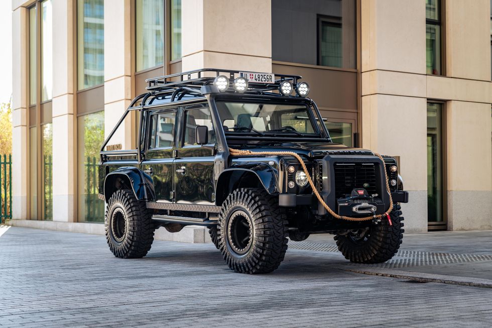 Land Rover Defender SVX from James Bond’s Spectre is being sold