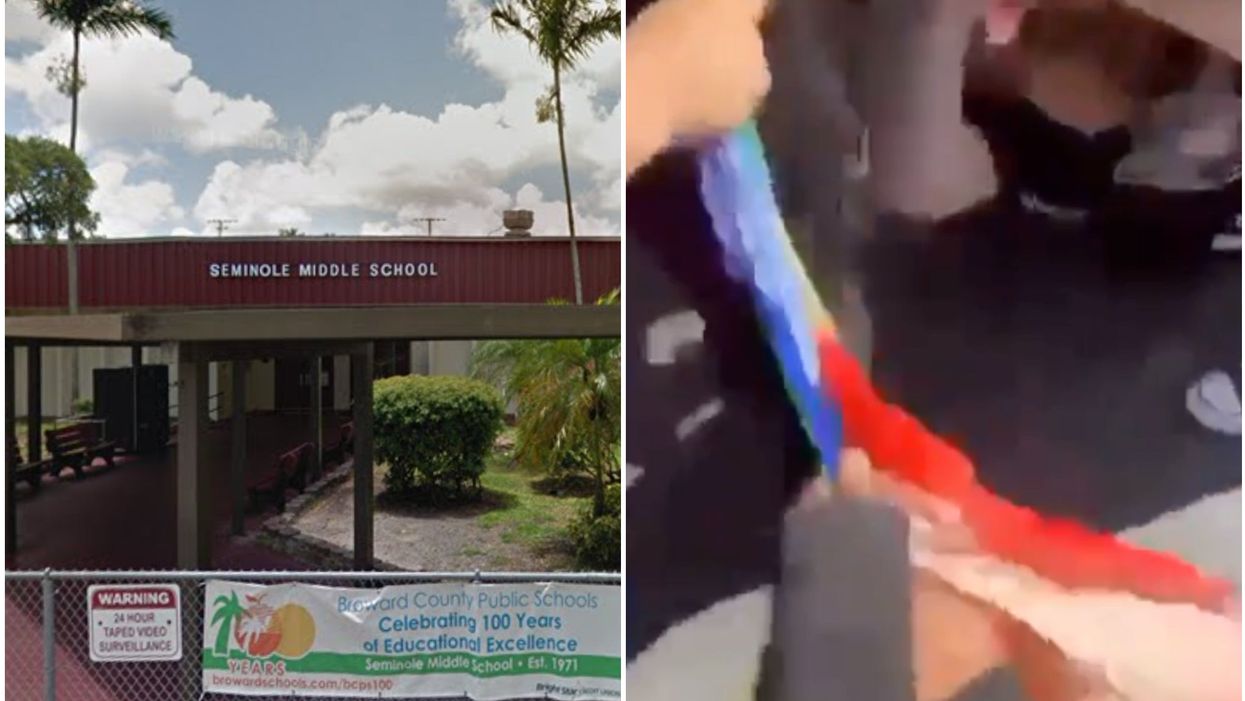 <p>The disturbing incident took place at Seminole Middle School in Florida</p>