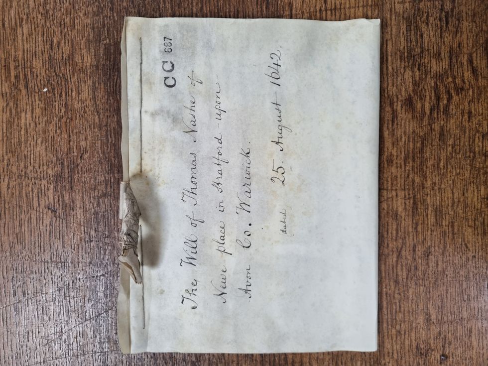 Historian finds 17th century will which sparked Shakespeare family row