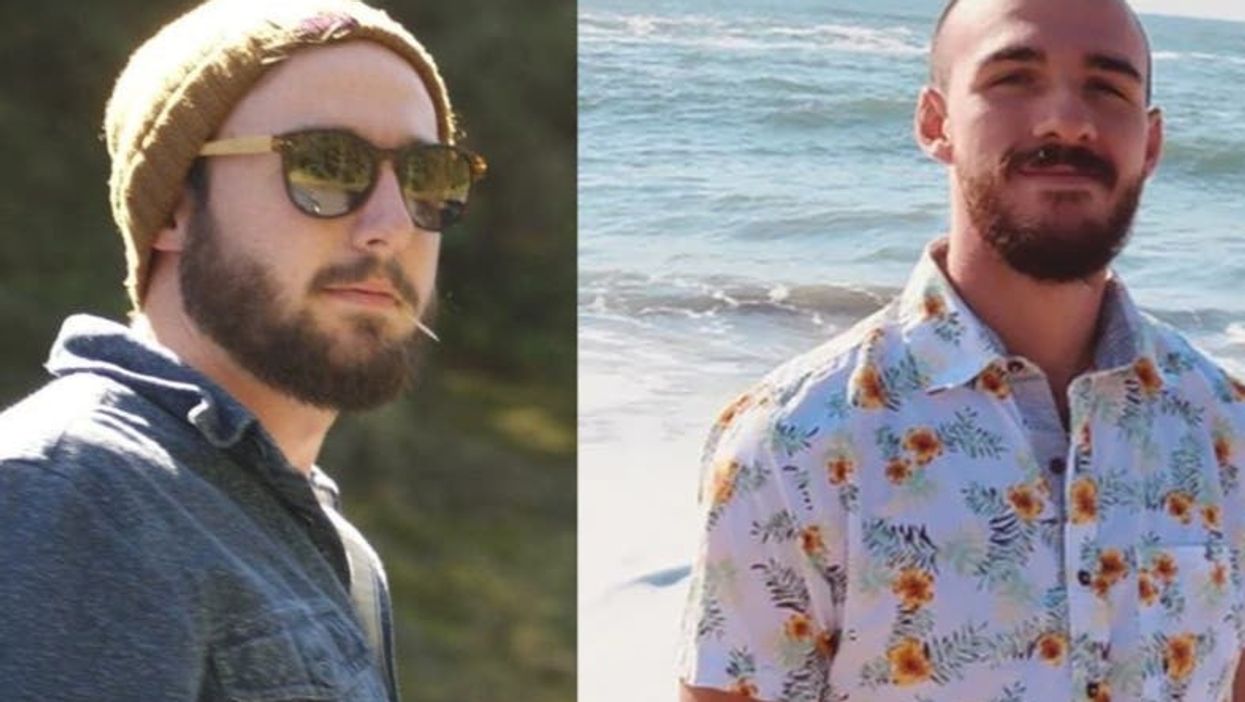 <p>The doppelgänger and Brian Laundrie </p>