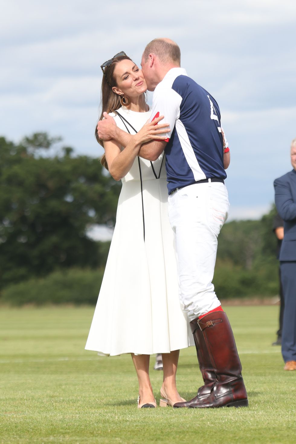 Duke of Cambridge receives ‘winning kiss’ from Kate after charity polo victory