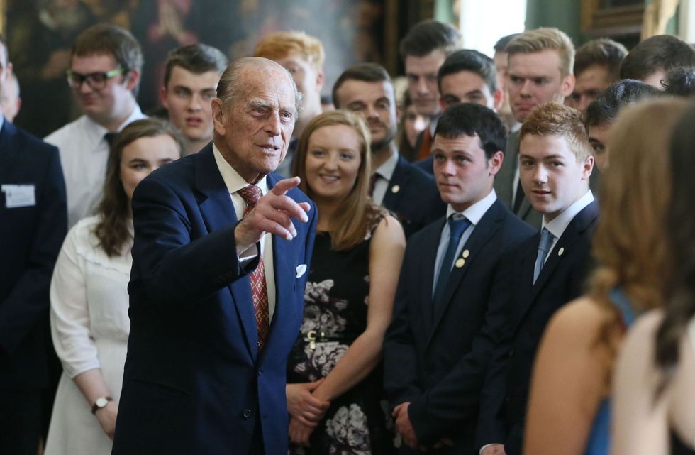 The Duke of Edinburgh hosting the Duke of Edinburgh\u2019s Award gold award presentations