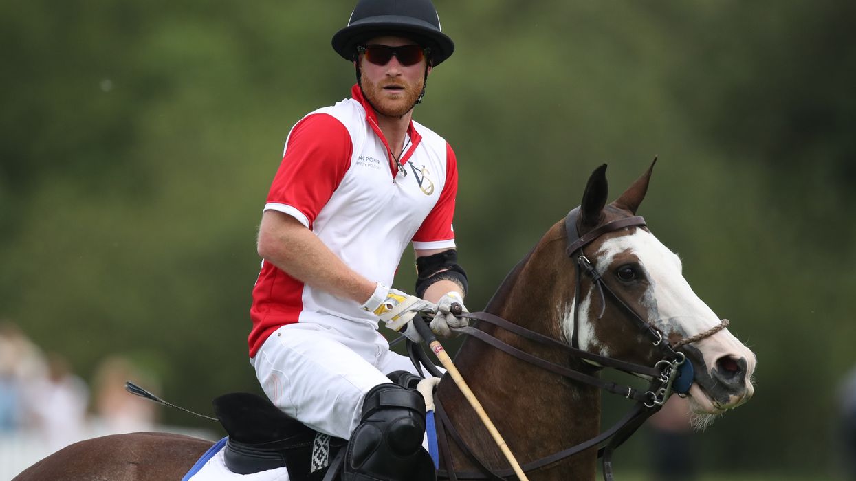 The Duke of Sussex is playing in a charity polo match (Andrew Matthews/PA)