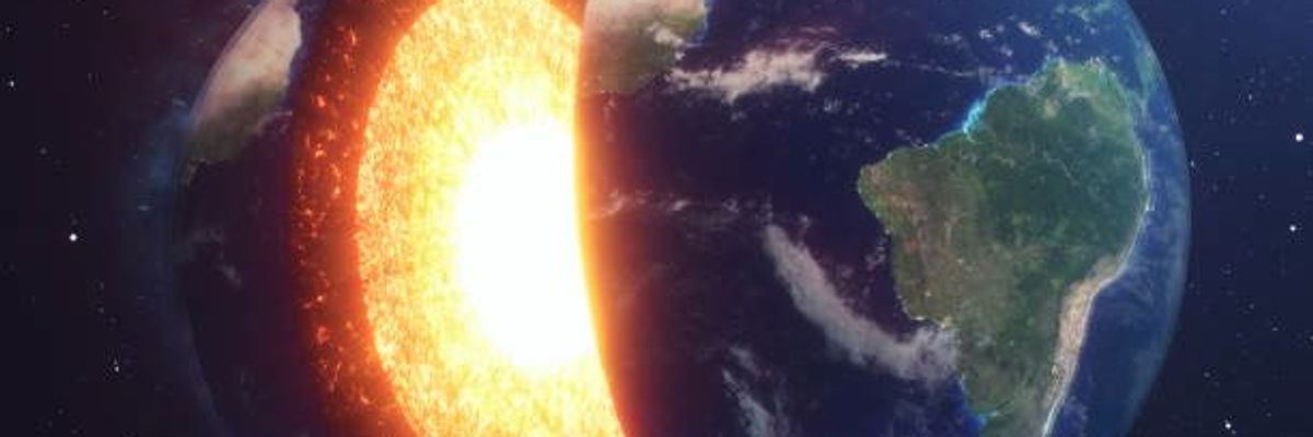 اكتشف العلماء أن الأرض لها قلبان اكتشف العلماء أن الأرض لها قلبان