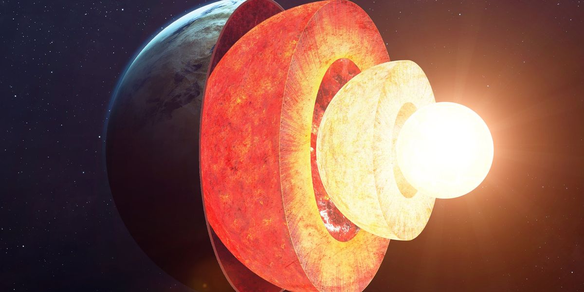 Byly objeveny starověké útvary omotané kolem zemského jádra