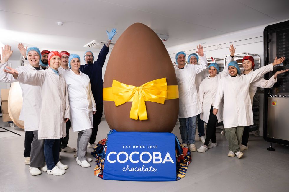Chocolate makers create UK’s ‘biggest and heaviest’ Easter egg