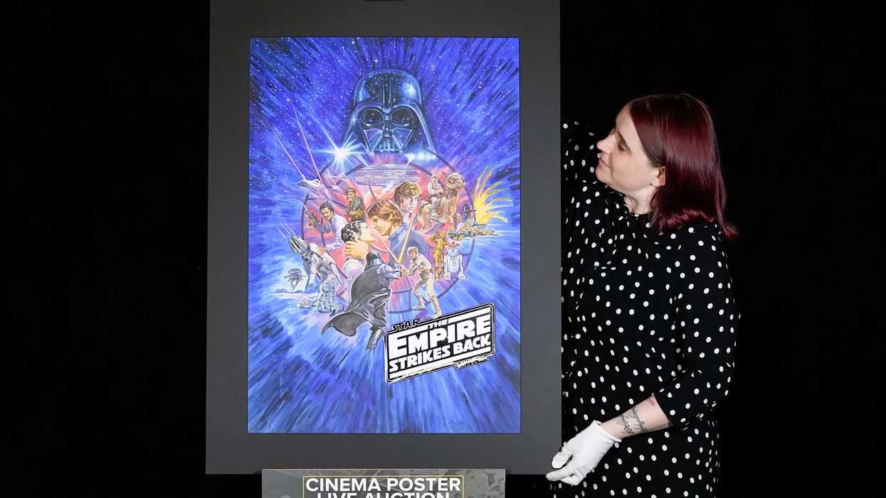 The Empire Strikes Back poster (Andrew Matthews/PA)