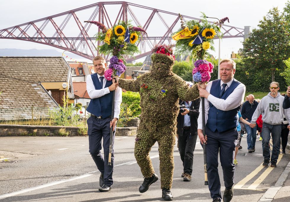 The exact meaning of the Burryman parade has been lost through the years (Jane Barlow/PA)