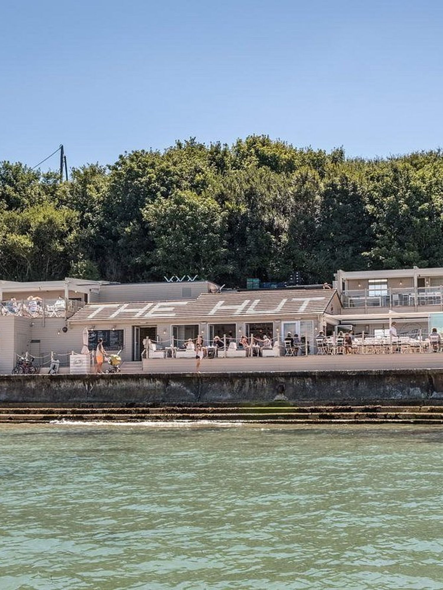 The exterior of The Hut on the Isle Of Wight