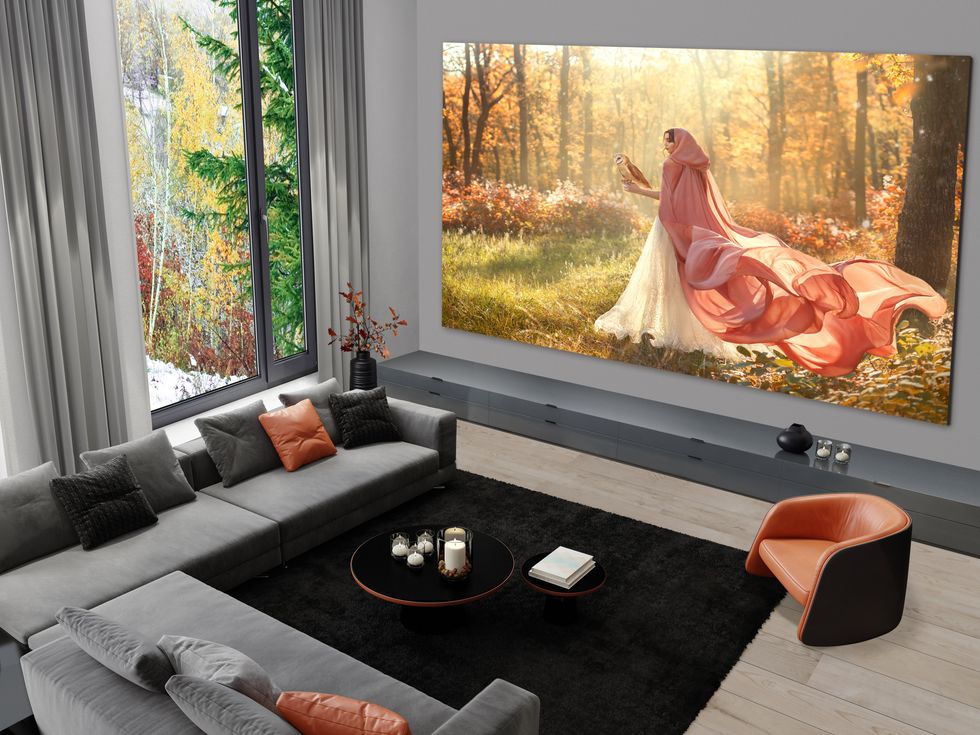 The Extreme Home Cinema, the company described it as the supercar of home display technologies,\u201d and is available in 2k, 4k and 8k models.