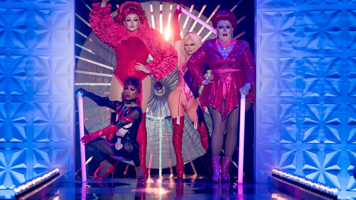 <p>The final four on last night’s finale of RuPaul’s Drag Race UK</p>