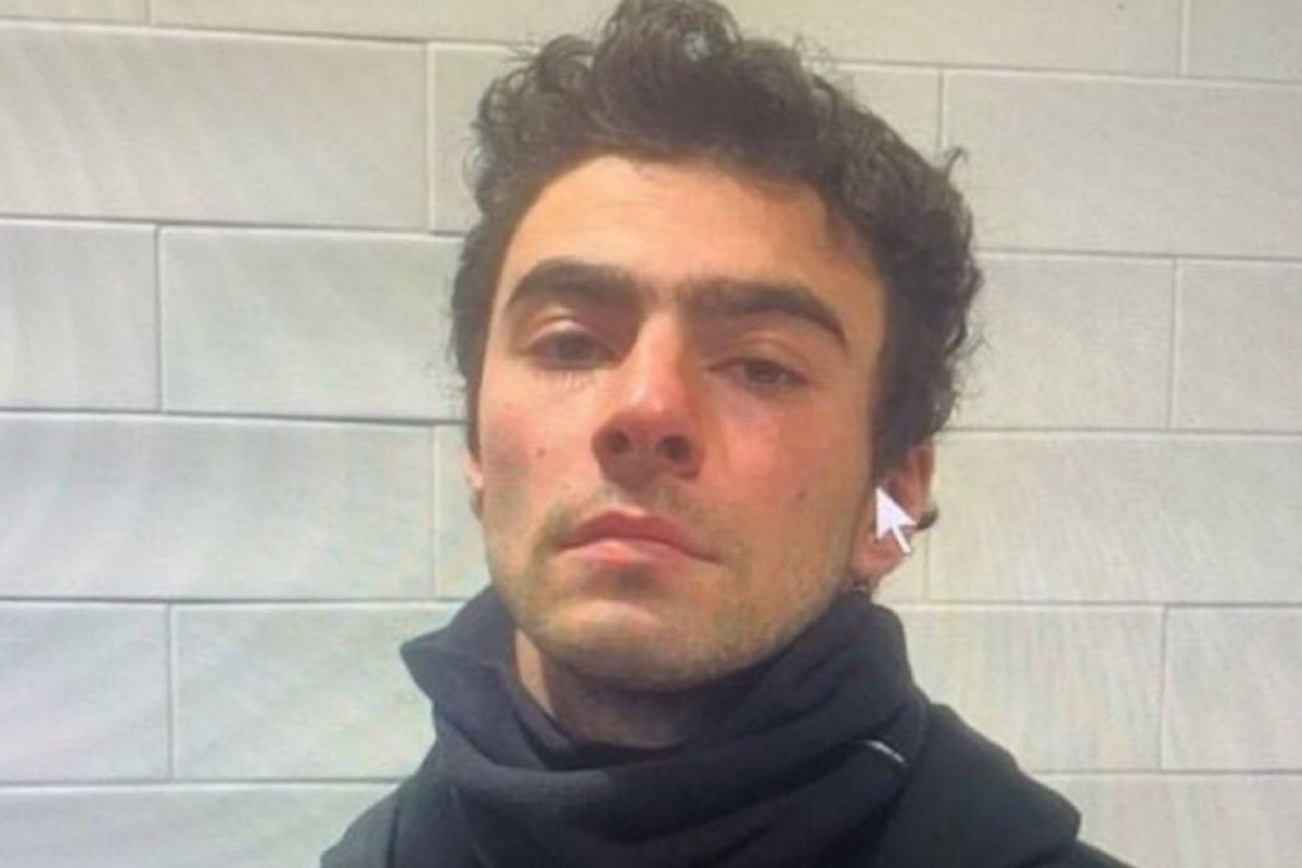 The first image of Luigi Mangione after being caught by police