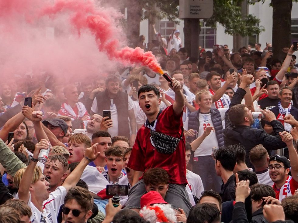 The flares have started